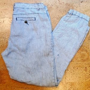 Marrakech slim linen pants